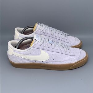 Nike Blazer Low ’77 Vintage Football Grey Suede Shoes FQ8060‑003 Women’s Sz 11.5